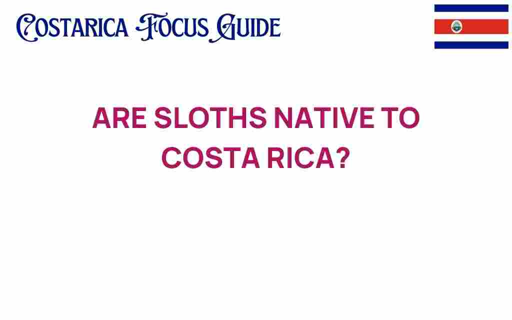 are-sloths-native-to-costa-rica