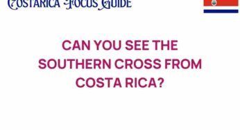 Can You See the Southern Cross from Costa Rica? Unveiling the Night Sky