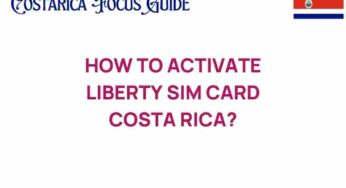 Unlocking Connectivity: How to Activate Your Liberty SIM Card in Costa Rica